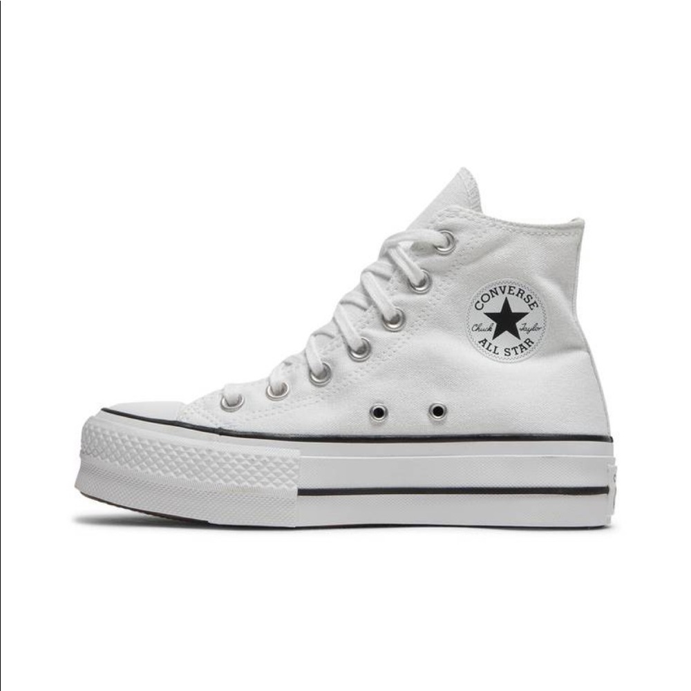 chuck Taylor all star converse high top platform white brand new
